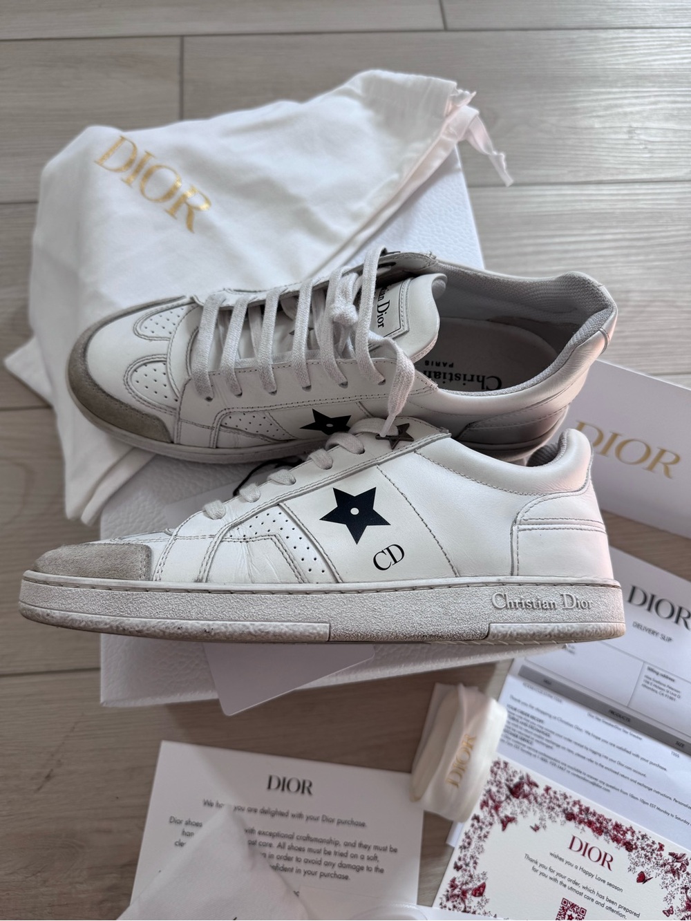 Dior Star Sneaker sz 35.5 - Picture 6 of 12